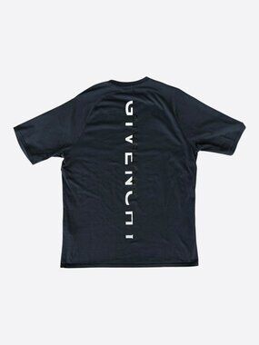 Givenchy Black & White Split Logo T-Shirt